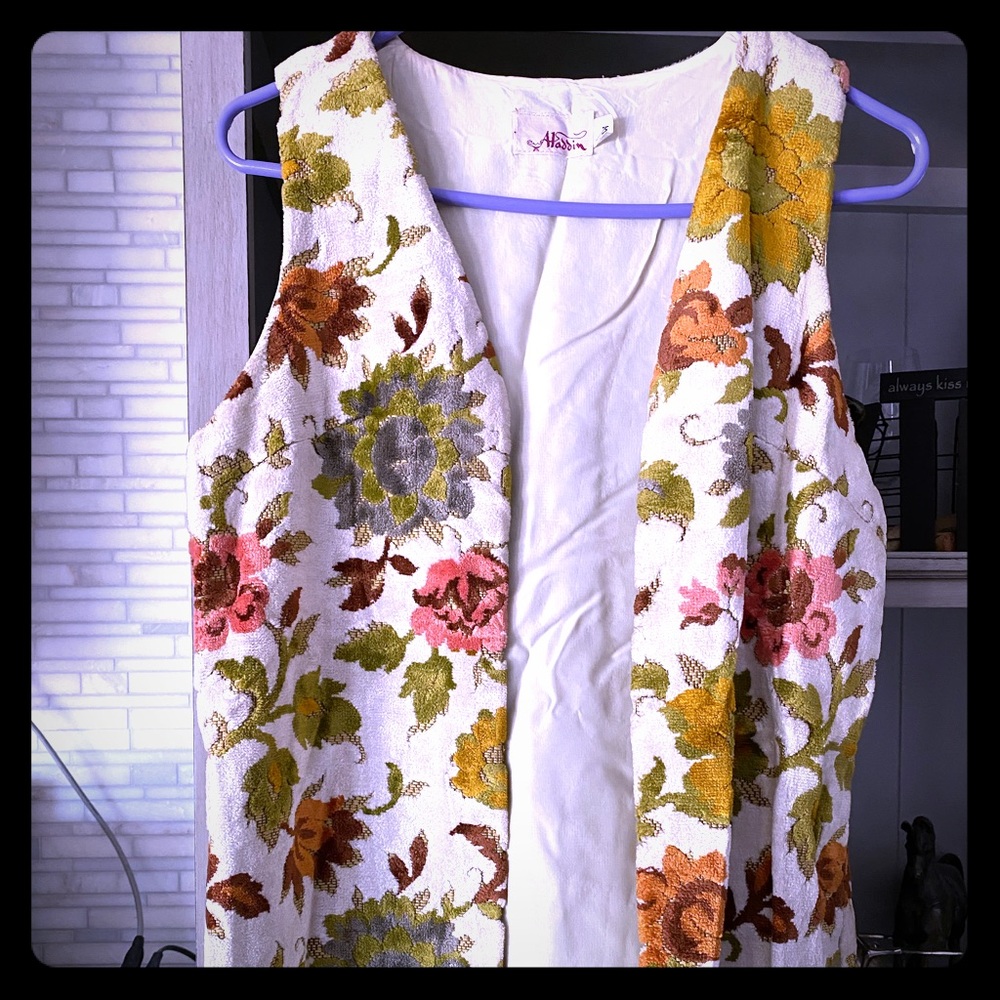 Vintage sleeveless vest.